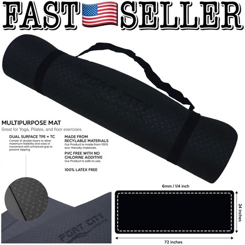 Yoga mat dual surface - dual, eco