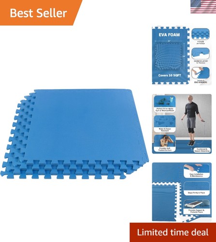 Interlocking blue eva foam - blue,