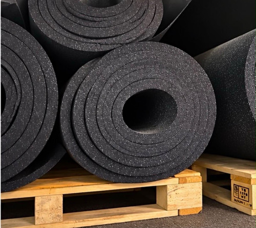 Rubber gym floor mat - rubber,